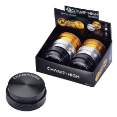 "Champ High" četrdaļīgs metāla grinderis 63 mm (sudraba)
