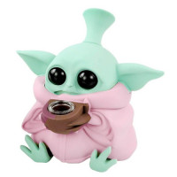 Silikona bongs "Alien Pink" 13cm