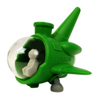 Silikona bongs "Submarine Green"13cm