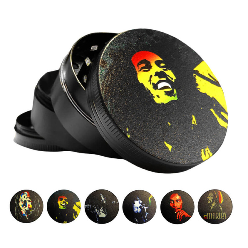 "Bob Marley" Metāla Grinderis 4 daļīgs– 50mm
