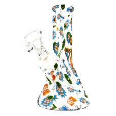 Silikona bongs "Cartoons White" 13 cm