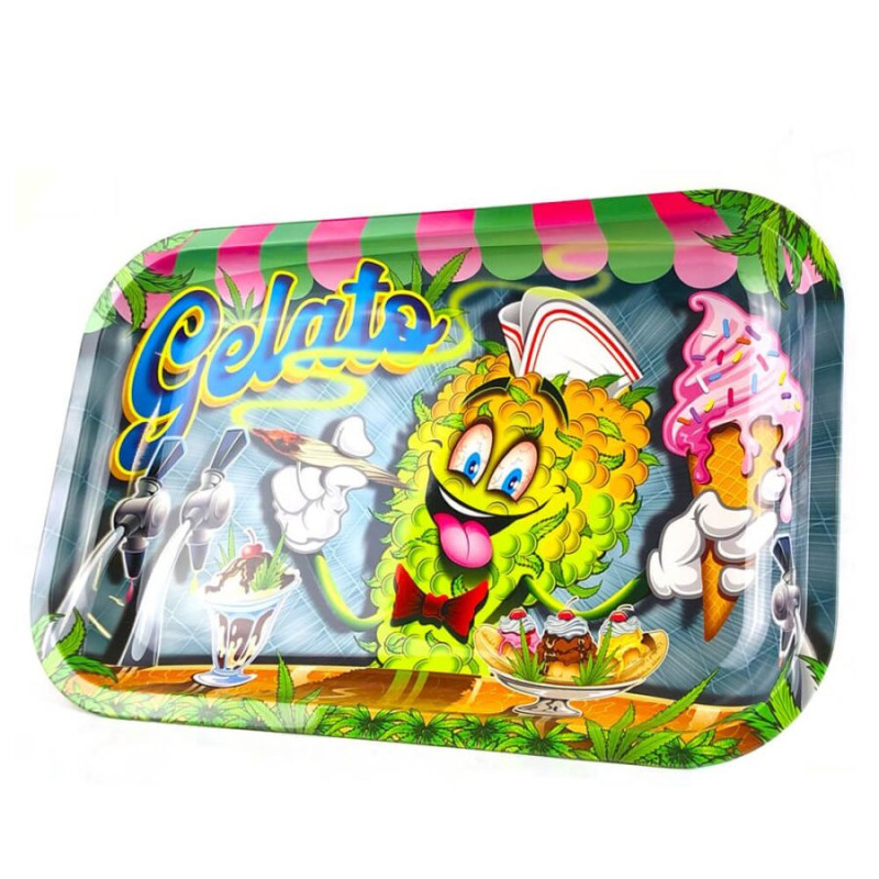 Gelato metāla velmēšanas paplāte 