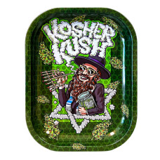 Best Buds Kosher Kush metāla velmēšanas paplāte maza 14x18cm