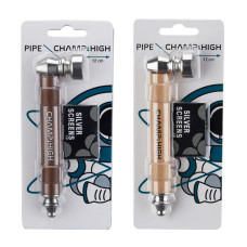 Champ High koka/metāla brūnas krasas pīpe